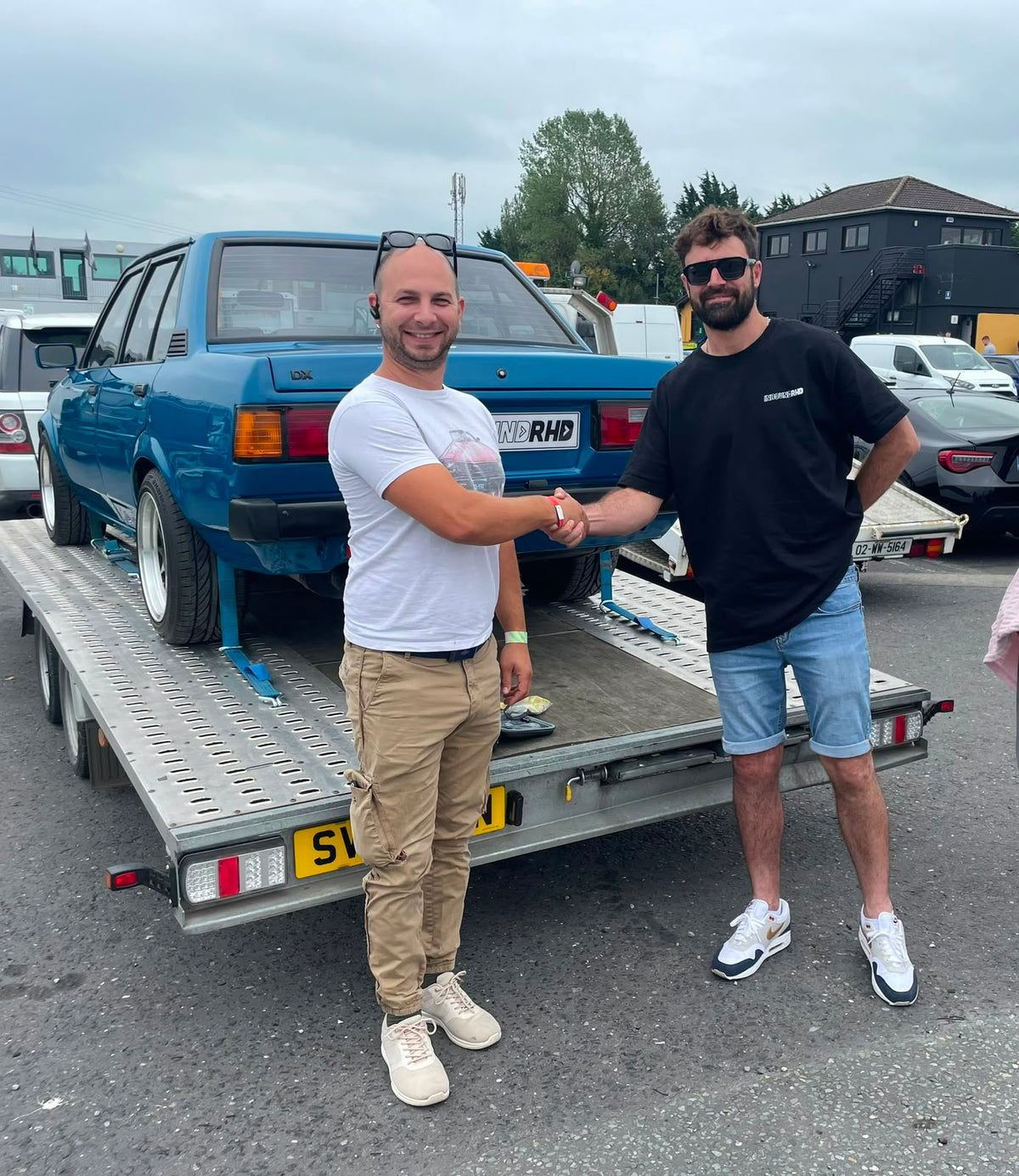 Inbound RHD founder with a South African classic car